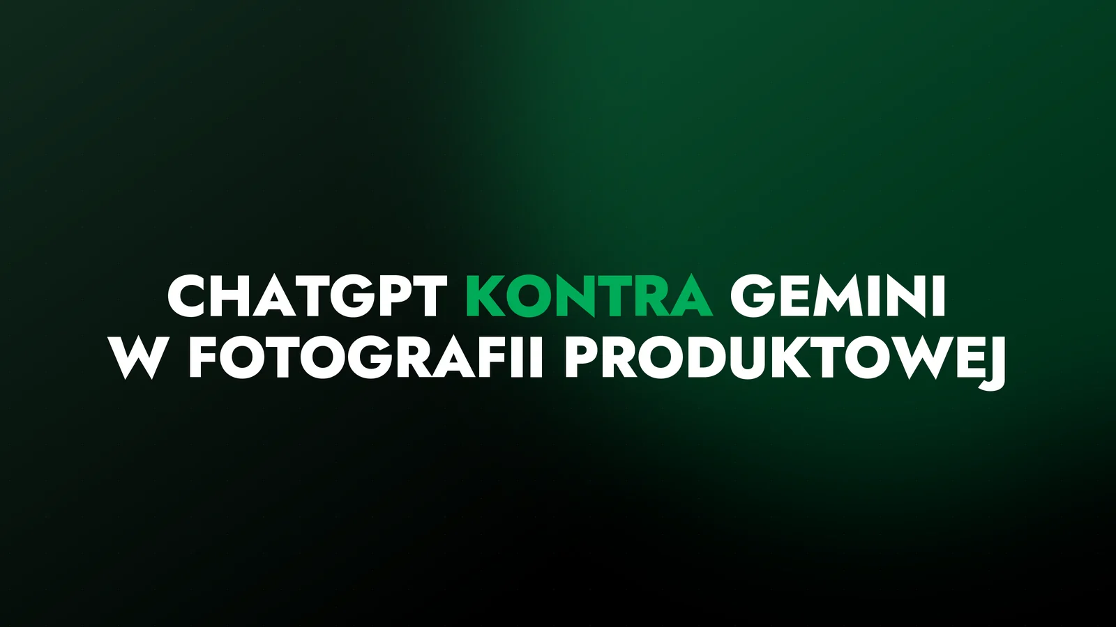 Fotografia produktowa z AI: ChatGPT kontra Gemini